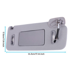 2015-2019 Chevrolet Silverado 1500 2500 3500 Gray Sun Visor Right 23459643 Generic