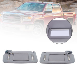 2015-2019 Chevrolet Tahoe 2PCS Gray Sun Visor Left & Right 22870346 23459643 Generic