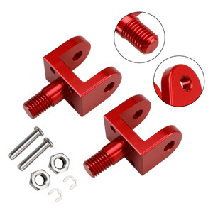 Red Foot Pegs Mounting Bracket fit for Sur Ron Light Bee X/S Segway X160 X260