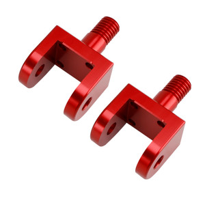 Red Foot Pegs Mounting Bracket fit for Sur Ron Light Bee X/S Segway X160 X260
