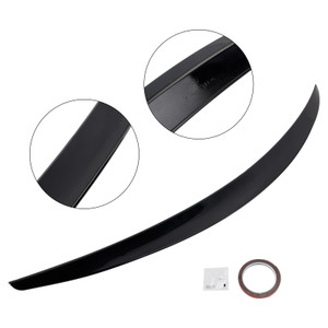 2016-2023 Mercedes Benz E Class W213 4 door Sedan Rear Spoiler Gloss Black Generic