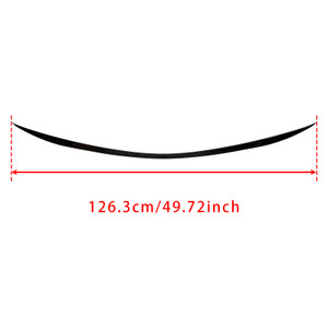 2014-2021 Mercedes Benz C-Class W205 Rear Spoiler Gloss Black Generic