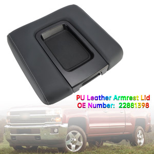 2015-2019 GMC Sierra 2500 3500 PU Leather Armrest Lid 22881398 Generic