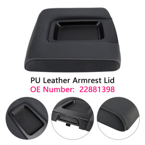 2015-2019 GMC Sierra 2500 3500 PU Leather Armrest Lid 22881398 Generic
