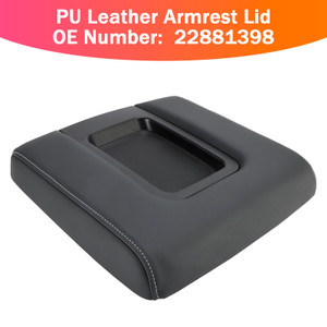 2015-2019 GMC Sierra 2500 3500 PU Leather Armrest Lid 22881398 Generic