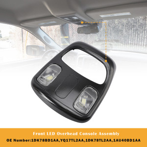 2003-2009 Dodge Ram 3500 Front LED Overhead Console Assembly 1DK78BD1AA Carbon Fibre Generic