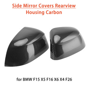 2014-2018 BMW X3 F25 LCI 1 Pair Side Mirror Covers Rearview Housing Carbon Fiber Generic