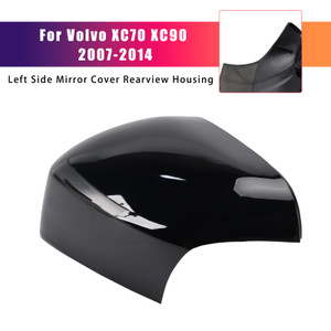 2007-2014 Volvo XC70 XC90 Left Side Mirror Cover Rearview Housing Black Generic