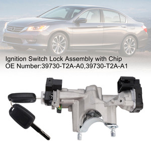 Ignition Switch Lock Assembly with Chip 39730-T2A-A1 For Honda Accord 2013-2017