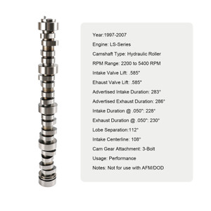 Sloppy Mechanics Stage 2 Camshaft Kit SS2 LS1 4.8 5.3 5.7 6.0 6.2 LS Cam LQ4 LM7