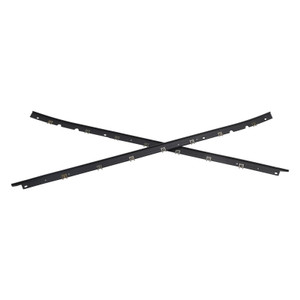 Driver + Passenger Sides Door Panel Outer Window Seals For Corvette 1984-1996