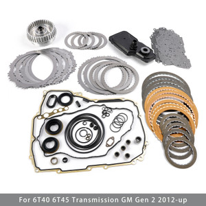 6T40 6T45 Transmission Rebuild Kit Master less Steels For GM Gen 2 2012-up