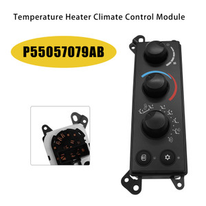 2008 Dodge RAM 1500, 2500 & 3500 Temperature Heater Climate Control Module P55057079AB Generic