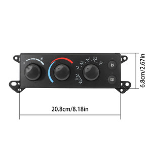 2008 Dodge RAM 1500, 2500 & 3500 Temperature Heater Climate Control Module P55057079AB Generic