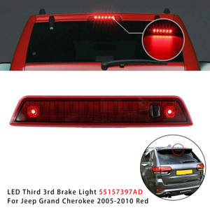 2005-2010 Jeep Grand Cherokee LED Third 3rd Brake Light 55157397AD Red Generic