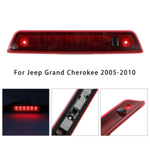 2005-2010 Jeep Grand Cherokee LED Third 3rd Brake Light 55157397AD Red Generic