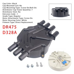 1996-2005 Chevrolet K1500 P30 S10 Ignition Distributor Cap & Rotor Kit DR475 D328A Generic