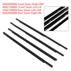 4PCS Door Window Weatherstrip Mould Kit For Patrol Y61 GU