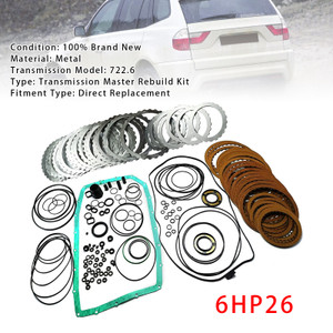 2002-2010 XJ XJ XK Auto Transmission Master Rebuild Kit Overhaul Clutch Plates 6HP26 Generic