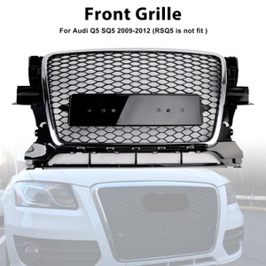 2009-2012 Audi Q5 SQ5 Front Bumper Grill Grille 8R0853651B Chrome/Black Generic