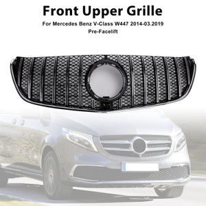 2014-2019 Mercedes Benz V-Class W447 Pre-Facelift Front Upper Grille Chrome Generic