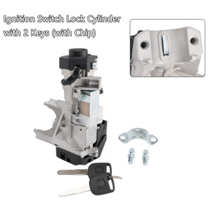 2001-2005 Honda Civic 1.7L Ignition Switch Lock Cylinder with 2 Keys (with Chip) Generic