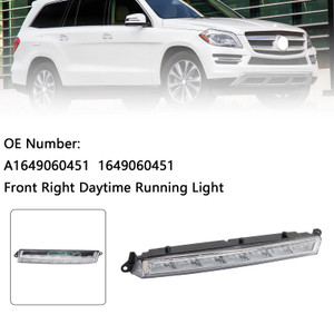 2007-2013 Mercedes-Benz X164 GL320 GL350 GL450 ML63 AMG X166 Front Right Daytime Running Light A1649060351 Generic