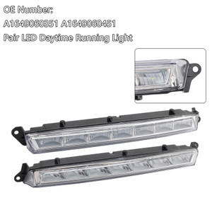 2007-2013 Mercedes-Benz X164 GL320 GL350 GL450 ML63 AMG X166 Front Left+Right Daytime Running Light A1649060351 Generic