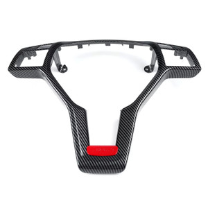 2012-2014 Mercedes-C-CLASS W204 C63 E-CLASS W212 E63 2012-201 Steering Wheel Trim Cover Carbon fiber Red Generic