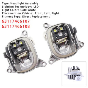 2018-2021 BMW G01 X3 G02 X4 F97 X3M F98 X4M Left+Right DRL LED MODULE White 63117466107 63117466108 Generic