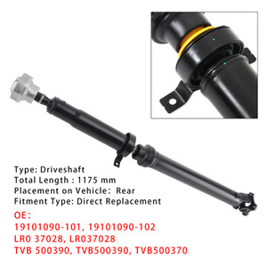 2006-2013 RANGE Rover SPORT I L230 Rear Drive Shaft Assembly TVB500370 Generic