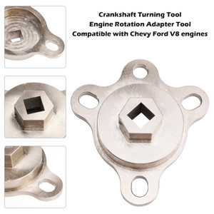 Chevy Ford V8 engines Crankshaft Turning Tool Engine Rotation Adapter Tool Generic