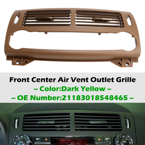 2007-2009 Mercedes Benz CLS W219 Front Center Air Vent Outlet Grille Dark Yellow