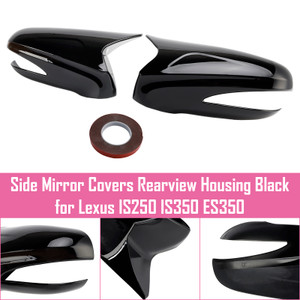 2009-2014 Lexus RX RX270 RX350 RX450 Side Mirror Covers Rearview Housing Black Generic