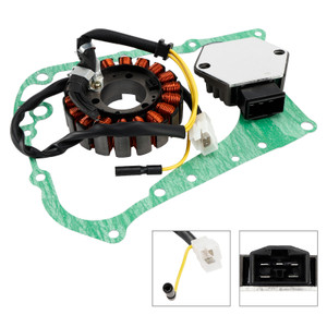 1997-2005 Honda NSS 250 Jazz Reflex Foresight Magneto Coil Stator+Voltage Regulator+Gasket Assy Generic