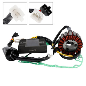 2004-2007 Honda NSS 250 Reflex 250 Magneto Coil Stator+Voltage Regulator+Gasket Assy Generic