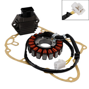 2002-2009 Honda NES 125 150 Dylan Magneto Coil Stator+Voltage Regulator+Gasket Assy 31120-KGF-912 Generic