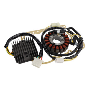 2003-2006 Honda FES 125/150 Pantheon Magneto Coil Stator+Voltage Regulator+Gasket Assy Generic
