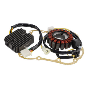 2003-2006 Honda FES 125/150 Pantheon Magneto Coil Stator+Voltage Regulator+Gasket Assy Generic