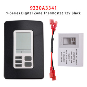 9330A3341 9-Series Digital Zone Thermostat 12V Black