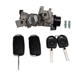 2004-2018 Jetta Golf EOS Rabbit Tiguan Ignition Switch Lock Cylinder w/2 Key 1K0905851B Generic