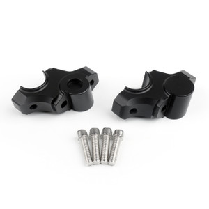 15mm Riser Handlebar Higher Extend Adapter Yamaha MT-09 FZ-09 XSR900, Black