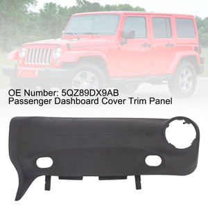 2015-2018 Jeep Wrangler JK Passenger Dashboard Cover Trim Panel 5QZ89DX9AB Generic