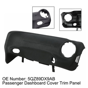 2015-2018 Jeep Wrangler JK Passenger Dashboard Cover Trim Panel 5QZ89DX9AB Generic