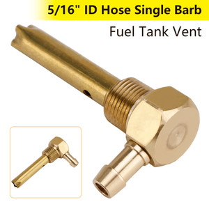 5/16" ID Hose Fuel Tank Vent 3/8"-18NPTF Thread For both small and large tanks