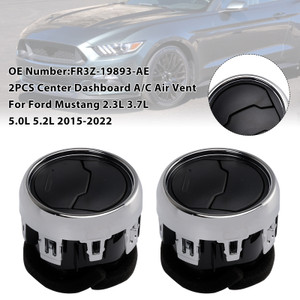 2015-2022 Ford Mustang 2.3L 3.7L 5.0L 5.2L 2X Center Dashboard A/C Air Vent Louvre FR3Z-19893-AE Generic
