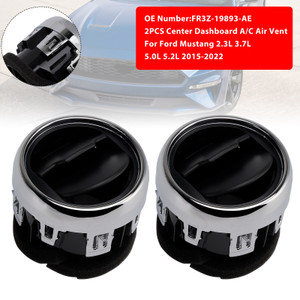2015-2022 Ford Mustang 2.3L 3.7L 5.0L 5.2L 2X Center Dashboard A/C Air Vent Louvre FR3Z-19893-AE Generic