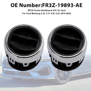 2015-2022 Ford Mustang 2.3L 3.7L 5.0L 5.2L 2X Center Dashboard A/C Air Vent Louvre FR3Z-19893-AE Generic
