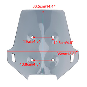 2024 CF MOTO 450MT Windshield WindScreen Gray Generic