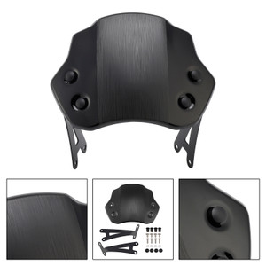 2024-2025 SCRAMBLER 400 X Motorcycle Windshield WindScreen Black Generic